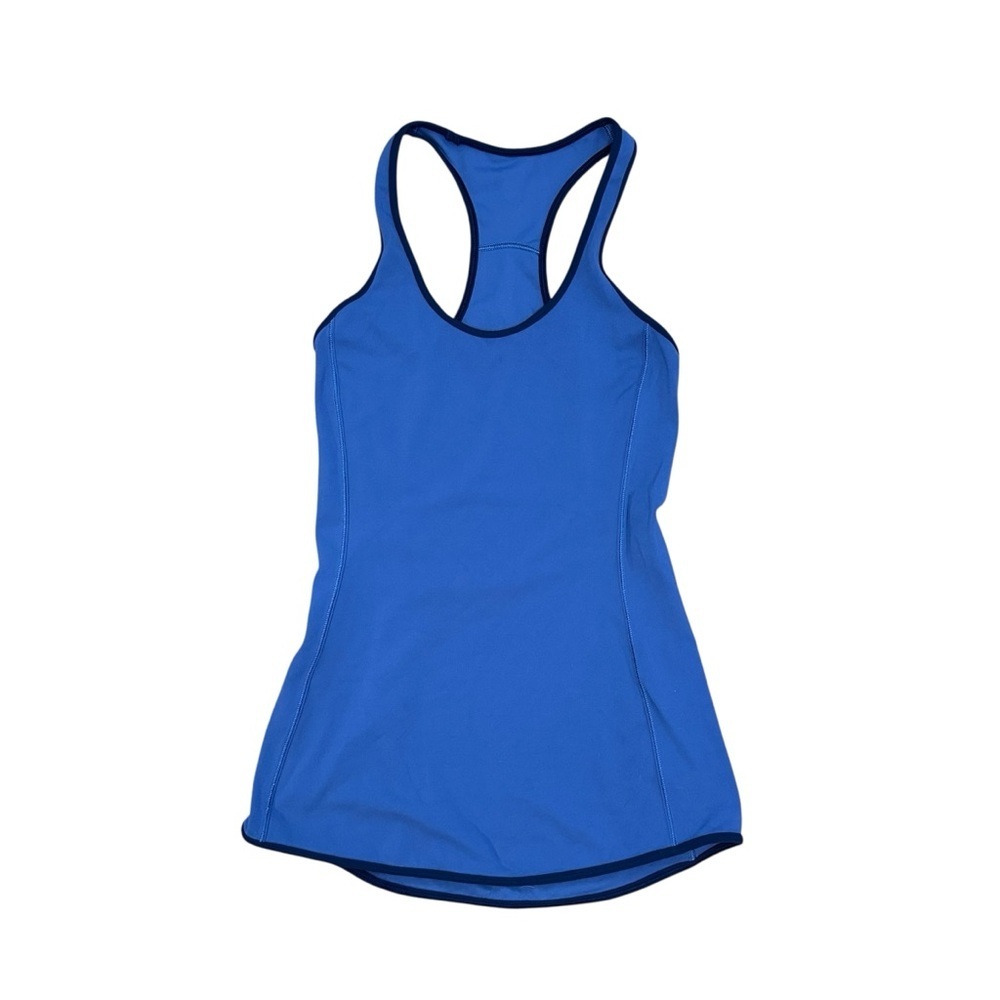 Lululemon Sleek Blue Racerback Tank Top